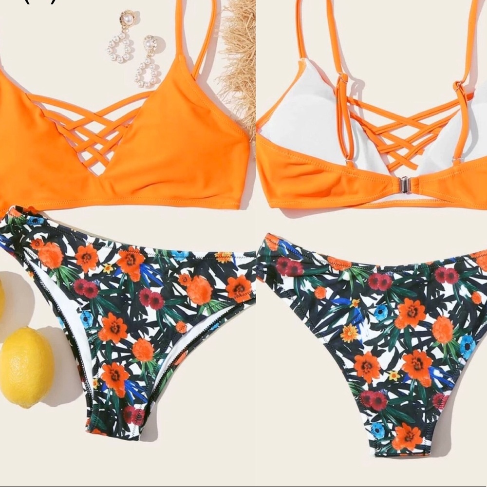 Shein two piece bathing suit bikini small and med